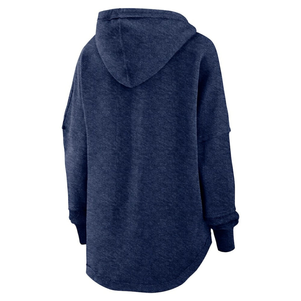 Boston Red Sox Fanatics Women's Luxe Pullover Hoodie - Heather Navy - Fanatics Online
