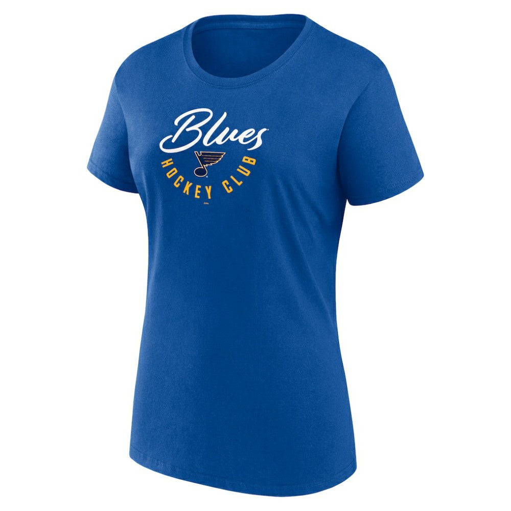 St. Louis Blues Fanatics Women's Long and Short Sleeve Two-Pack T-Shirt Set - Blue - NHL 5233298