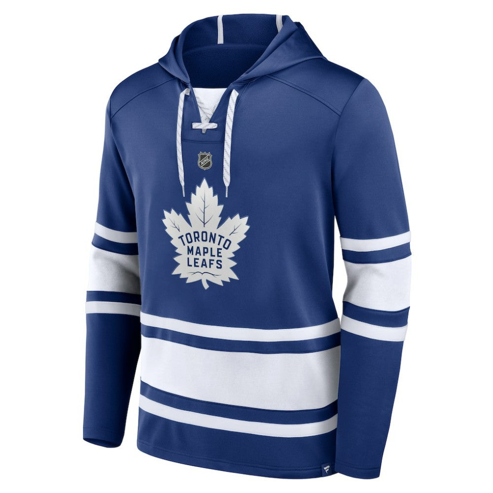 Mitch Marner Toronto Maple Leafs Fanatics Name & Number Lace-Up Pullover Hoodie - Blue - NHL 5234228