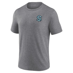 Seattle Kraken Fanatics Winger Tri-Blend T-Shirt - Heather Gray - NHL 5236741