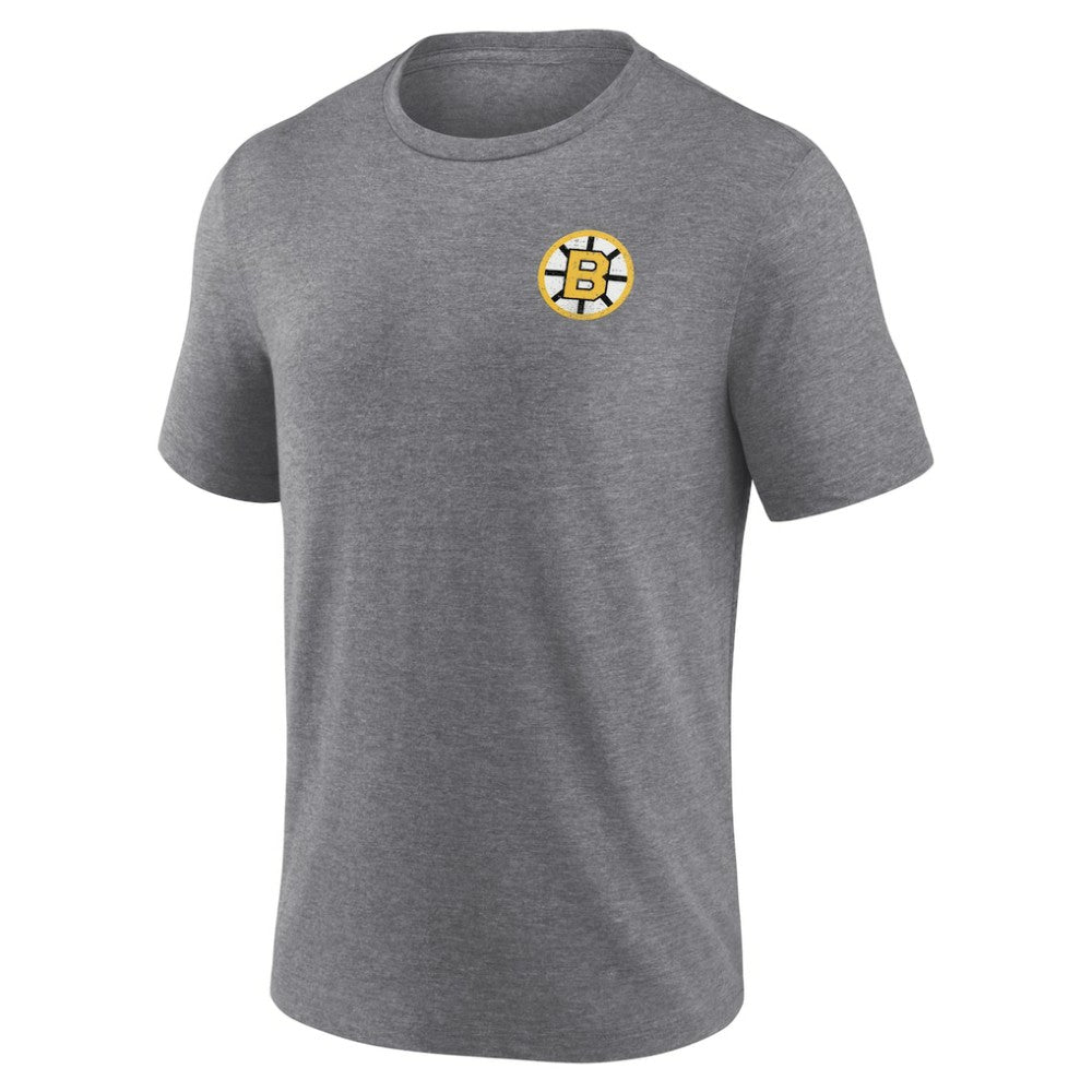 Boston Bruins Fanatics Winger Tri-Blend T-Shirt - Heather Gray - NHL 5236747