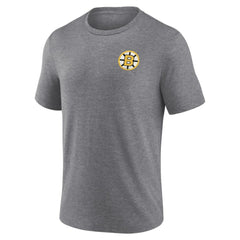Boston Bruins Fanatics Winger Tri-Blend T-Shirt - Heather Gray - NHL 5236747