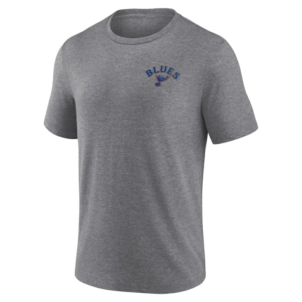 St. Louis Blues Fanatics Winger Tri-Blend T-Shirt - Heather Gray - NHL 5236767