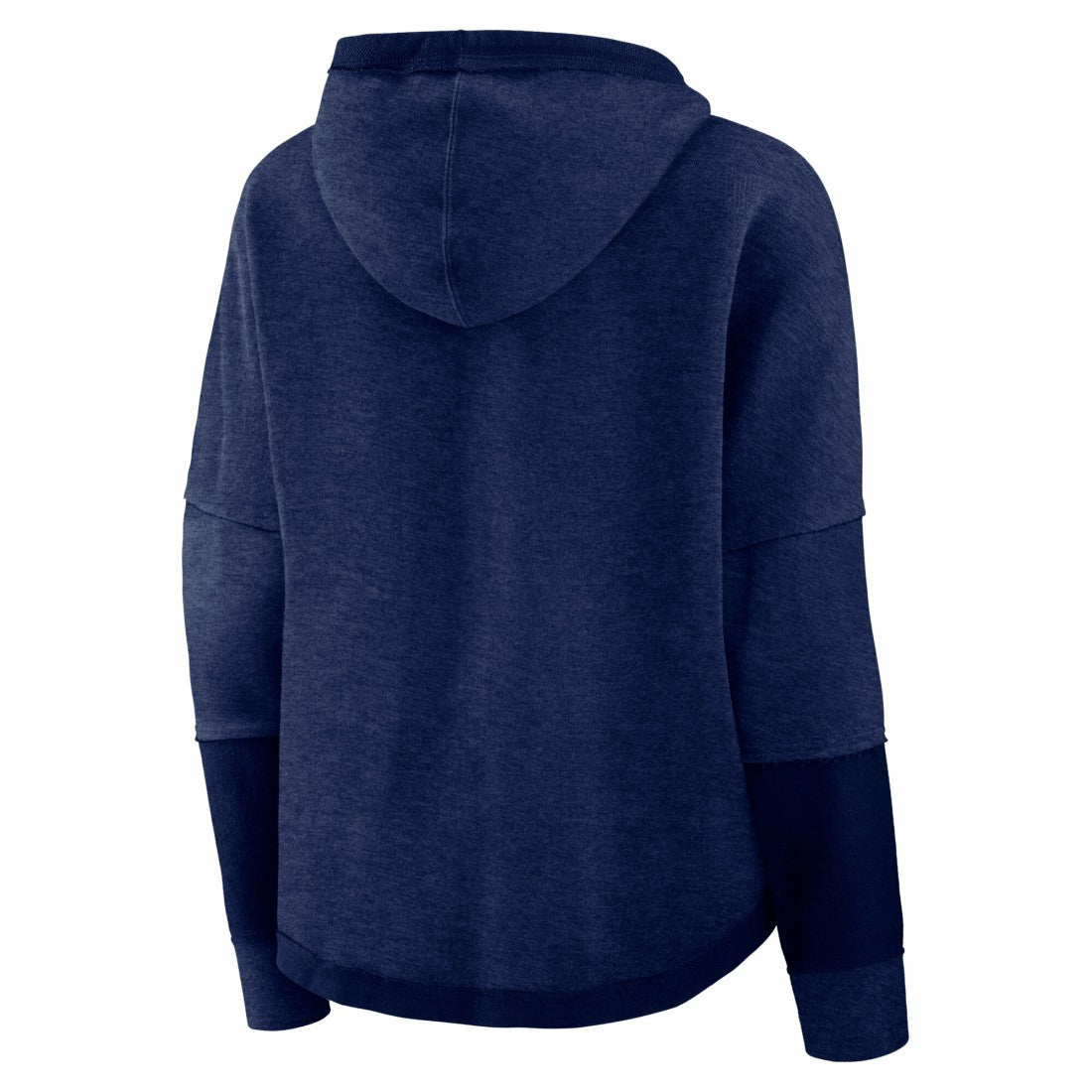 Fanatics Tennessee Titans Women's Lightewight Modest Crop Lounge Helmet Arch Pullover Hoodie Navy