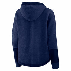 Fanatics Tennessee Titans Women's Lightewight Modest Crop Lounge Helmet Arch Pullover Hoodie Navy