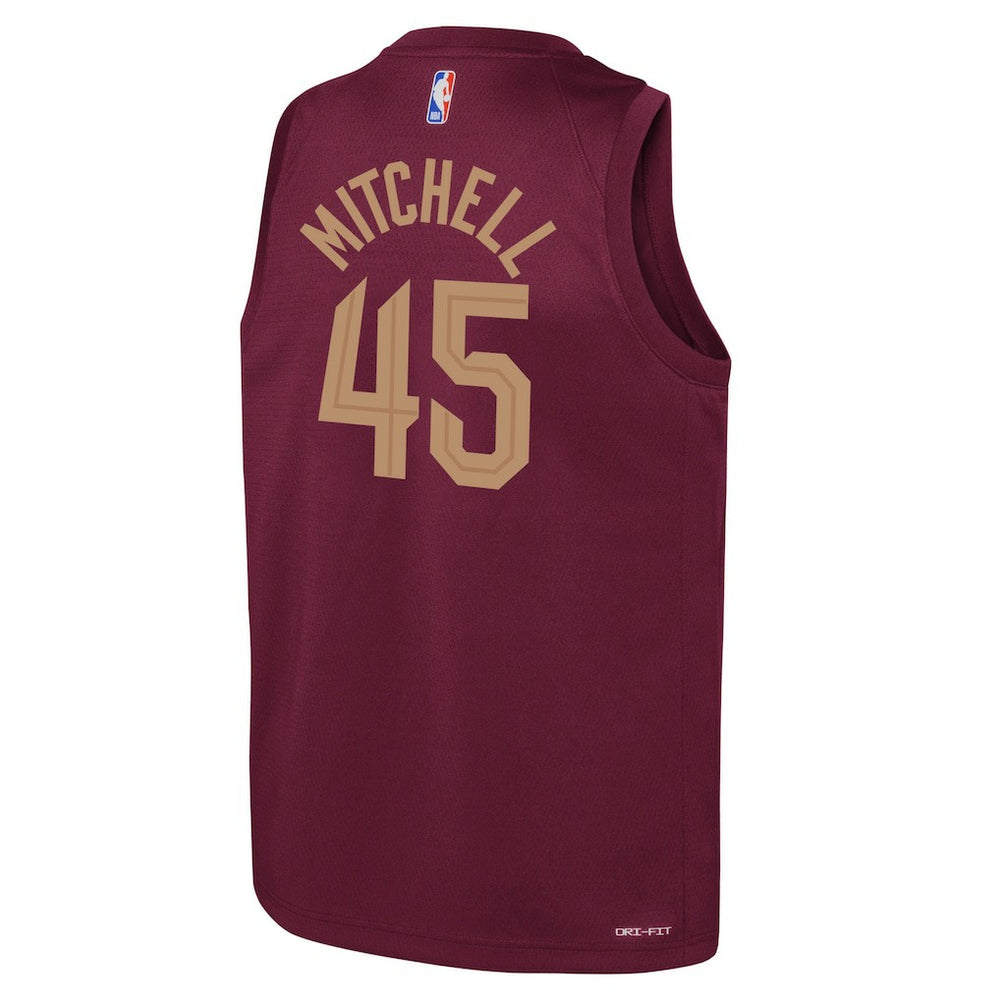 Donovan Mitchell Cleveland Cavaliers Youth Swingman Jersey for sale Icon Editi- Wine | Nike