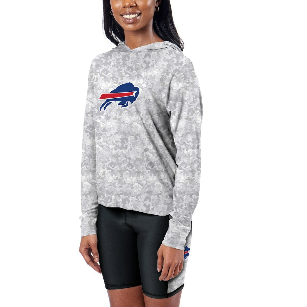 Buffalo Bills Certo Women's Session Pullover Hoodie Gray