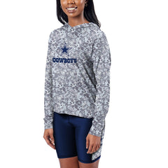 Dallas Cowboys Certo Women's Session Pullover Hoodie Navy