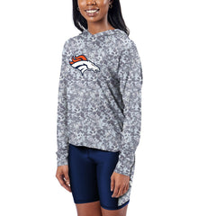 Denver Broncos Certo Women's Session Pullover Hoodie Navy
