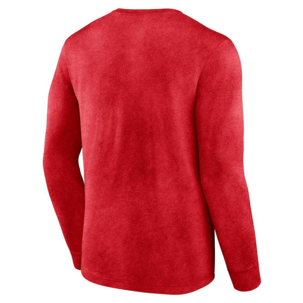 Washington Capitals Fanatics Keep The Zone Long Sleeve T-Shirt - Heather Red - NHL 5242362