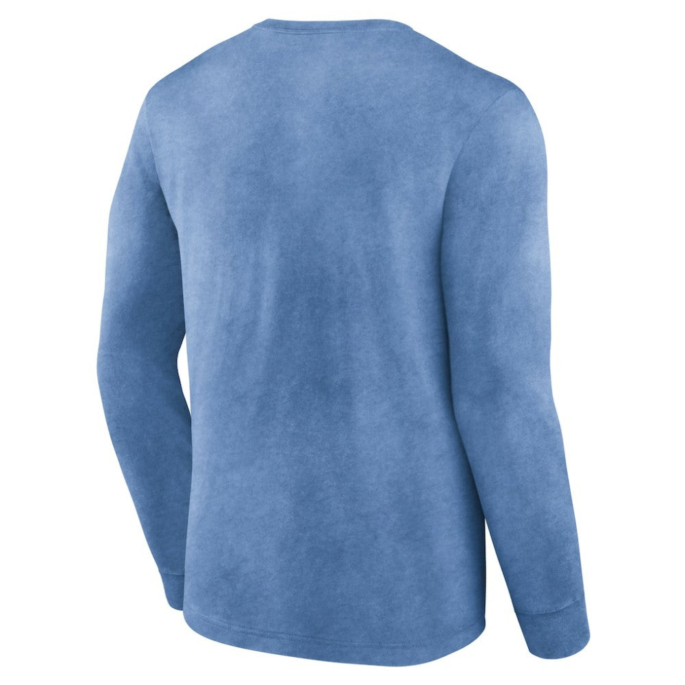 St. Louis Blues Fanatics Keep The Zone Long Sleeve T-Shirt - Heather Blue - NHL 5242376
