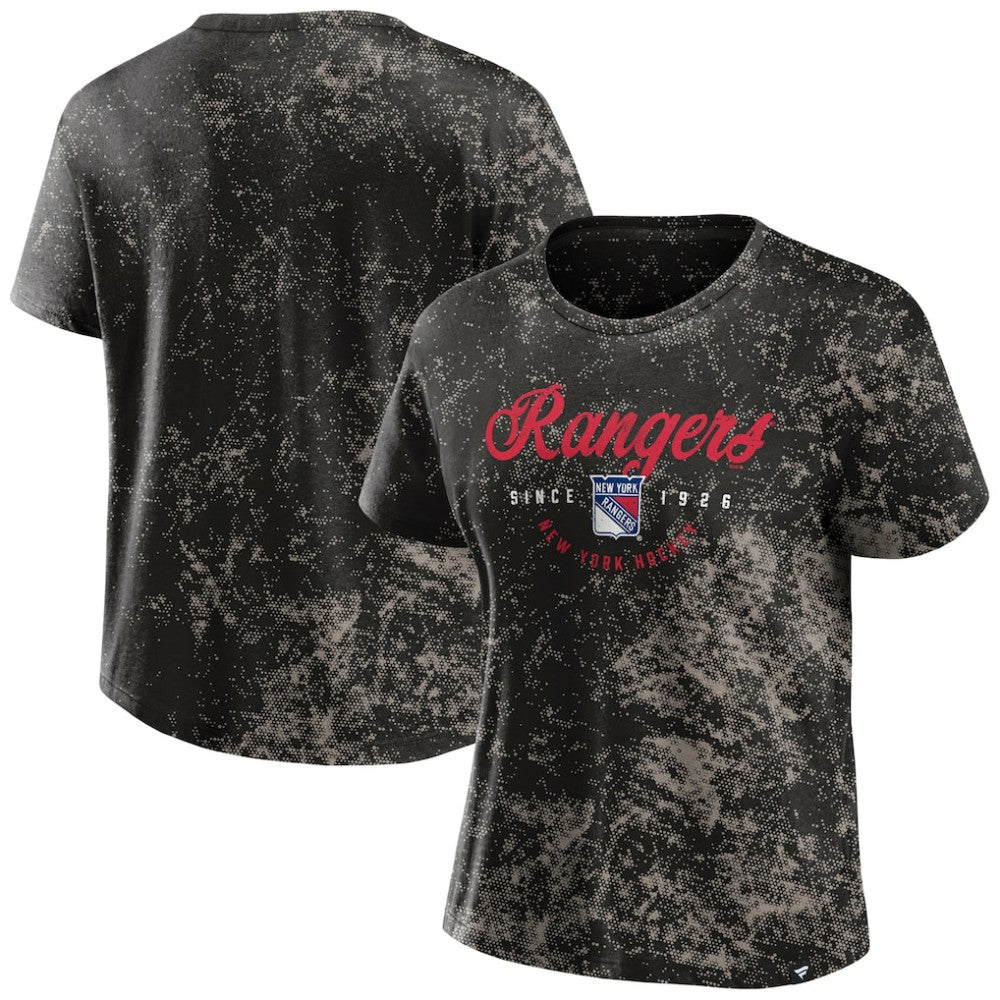 New York Rangers Fanatics Women's Breakaway T-Shirt - Black - NHL 5242479