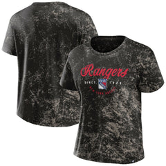 New York Rangers Fanatics Women's Breakaway T-Shirt - Black - NHL 5242479
