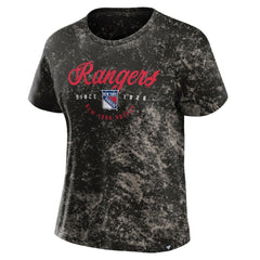 New York Rangers Fanatics Women's Breakaway T-Shirt - Black - NHL 5242479