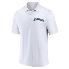 Seattle Mariners Fanatics Two-Pack Logo Lockup Polo Set - Navy/White - Fanatics Lifestyle
