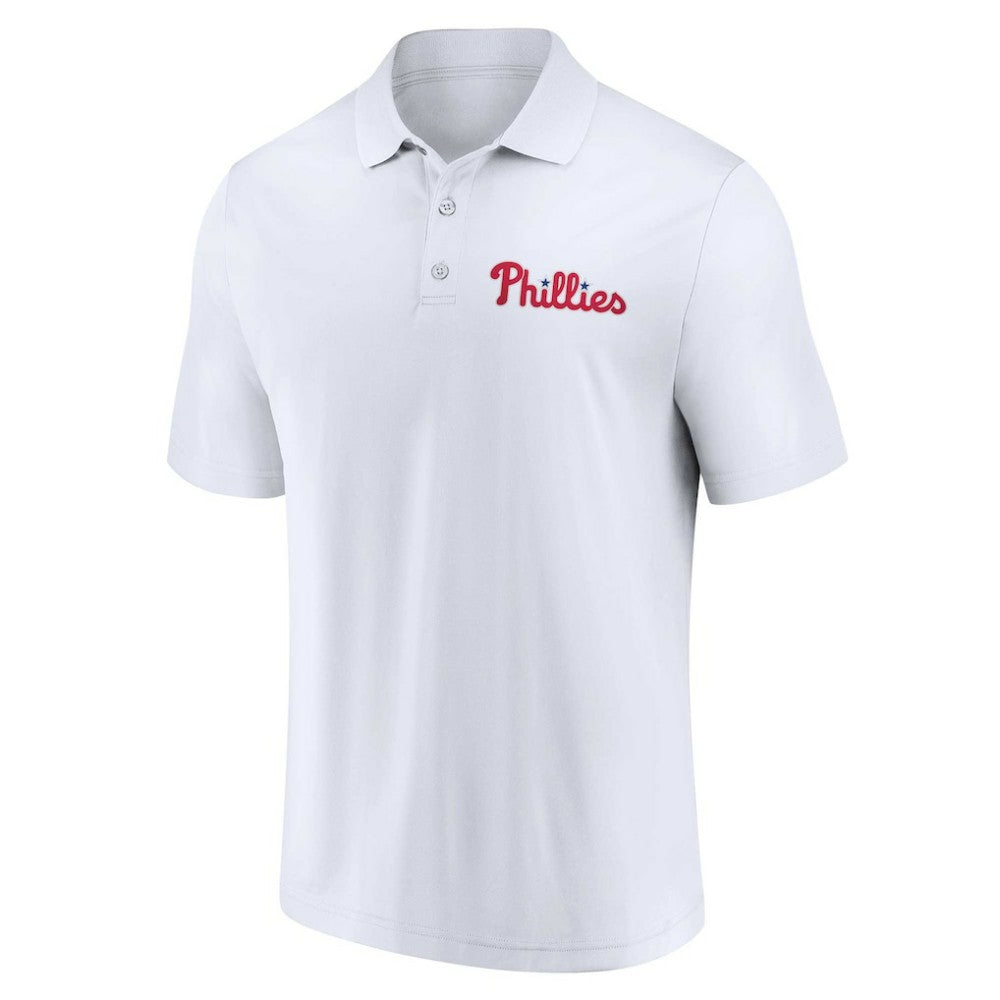 Philadelphia Phillies Fanatics Two-Pack Logo Lockup Polo Set - Red/White - Fanatics Online