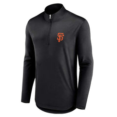 San Francisco Giants Fanatics Quarterback Quarter-Zip Top - Black - Fanatics Lifestyle