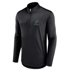 Miami Marlins Fanatics Quarterback Quarter-Zip Top - Black - Fanatics Discount