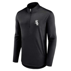 Chicago White Sox Fanatics Quarterback Quarter-Zip Top - Black - Fanatics Sale