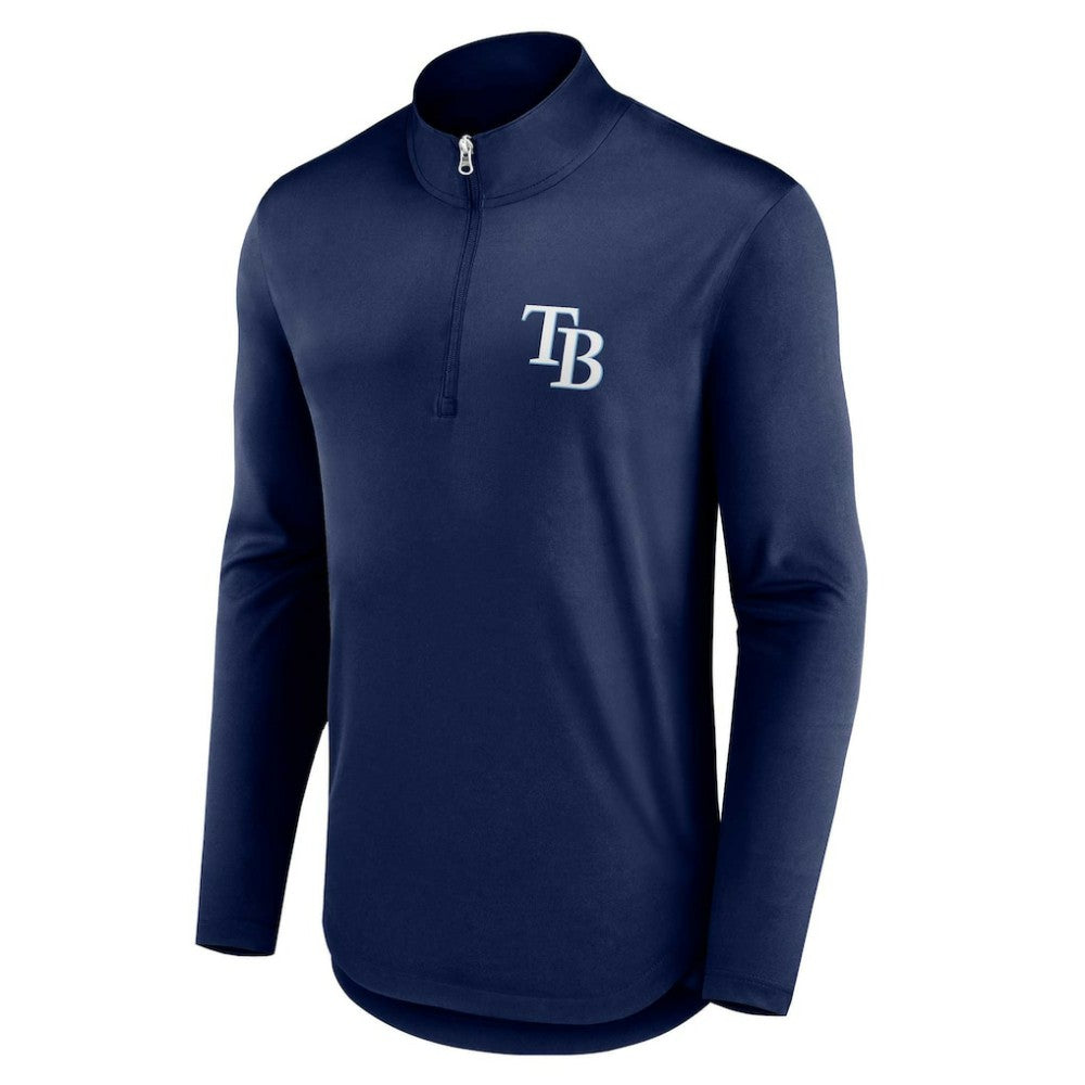 Tampa Bay Rays Fanatics Quarterback Quarter-Zip Top - Navy - Fanatics Online
