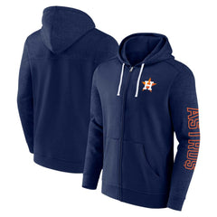 Houston Astros Fanatics Offensive Line Up Lightweight Full-Zip Hoodie - Navy - Fanatics Online