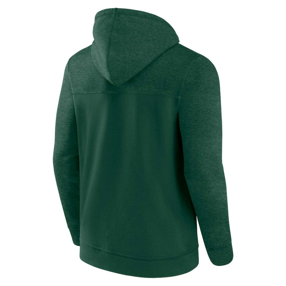 Athletics Fanatics Offensive Line Up Lightweight Full-Zip Hoodie - Green - Fanatics on Sale