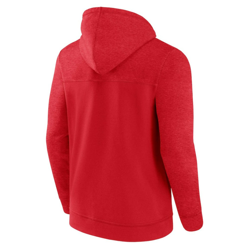 St. Louis Cardinals Fanatics Offensive Line Up Lightweight Full-Zip Hoodie - Red - Fanatics Online