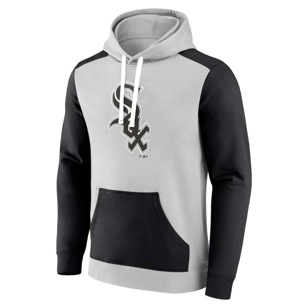 Chicago White Sox Fanatics Arctic Pullover Hoodie - Gray/Black - Fanatics Discount