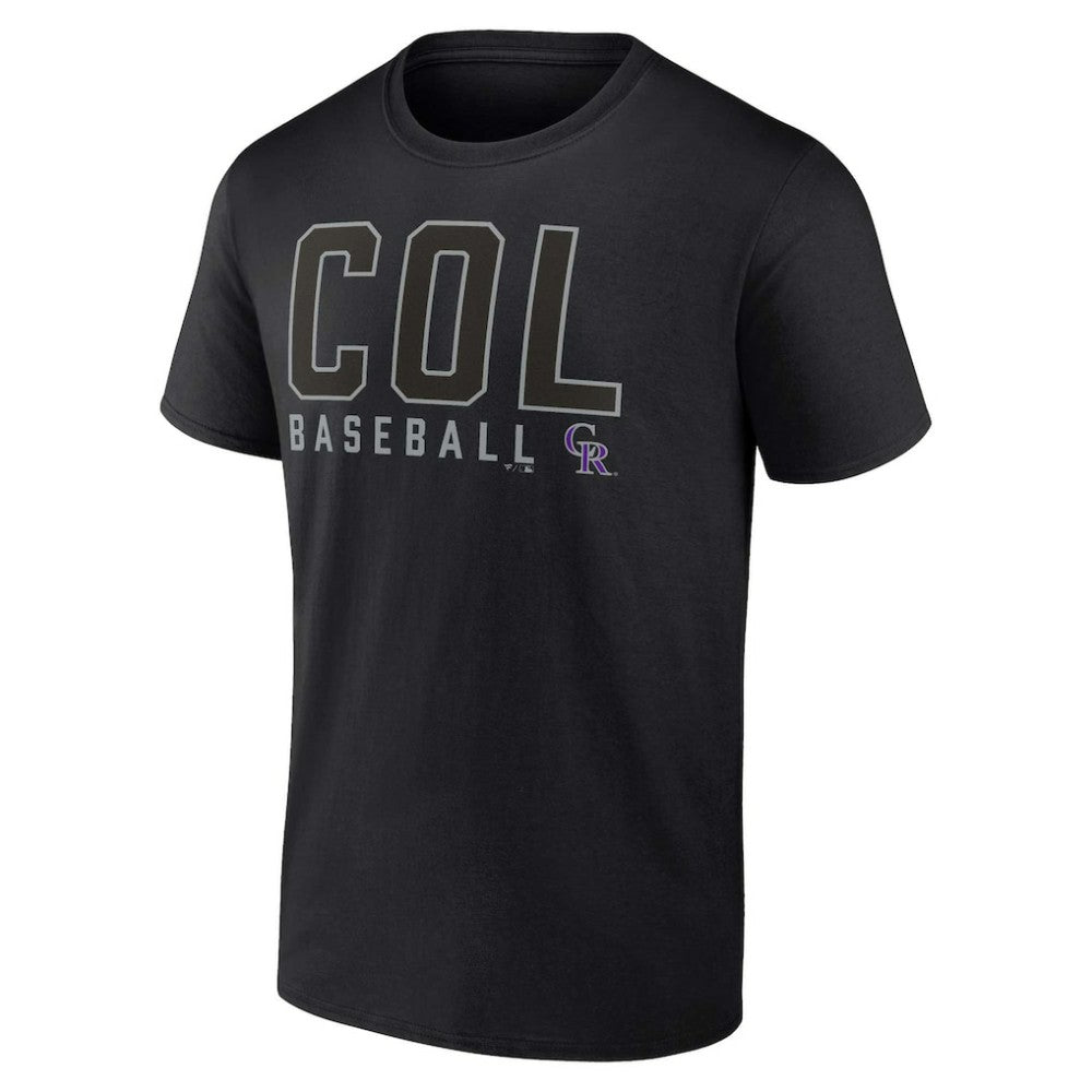 Colorado Rockies Fanatics Two-Pack Combo T-Shirt Set - Black/White - Fanatics Discount