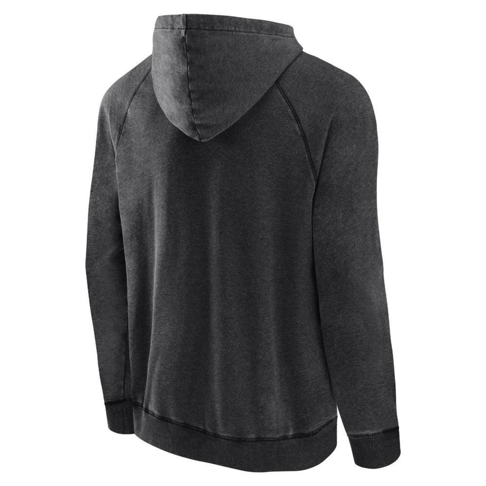 Toronto Raptors Foul Trouble Snow Wash Raglan Pullover Hoodie Heather Charcoal | Fanatics for sale