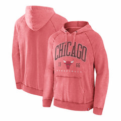Chicago Bulls Foul Trouble Snow Wash Raglan Pullover Hoodie Heather Red | Fanatics online