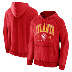 Atlanta Hawks Foul Trouble Snow Wash Raglan Pullover Hoodie Heather Red | Fanatics Near Me