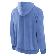 Dallas Mavericks Foul Trouble Snow Wash Raglan Pullover Hoodie for sale Heather Blue | Fanatics outlet