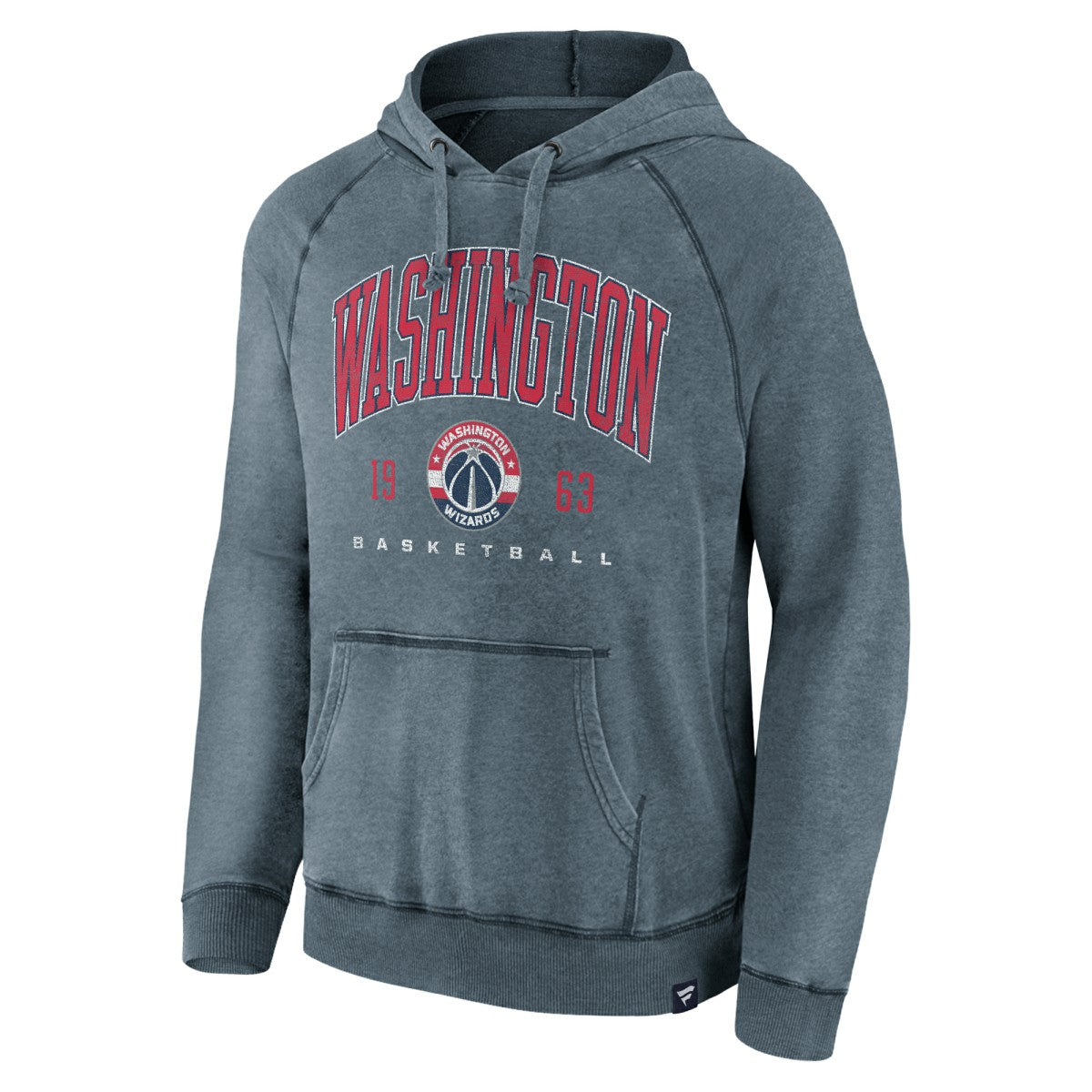 Washington Wizards Foul Trouble Snow Wash Raglan Pullover Hoodie Heather Navy | Fanatics online