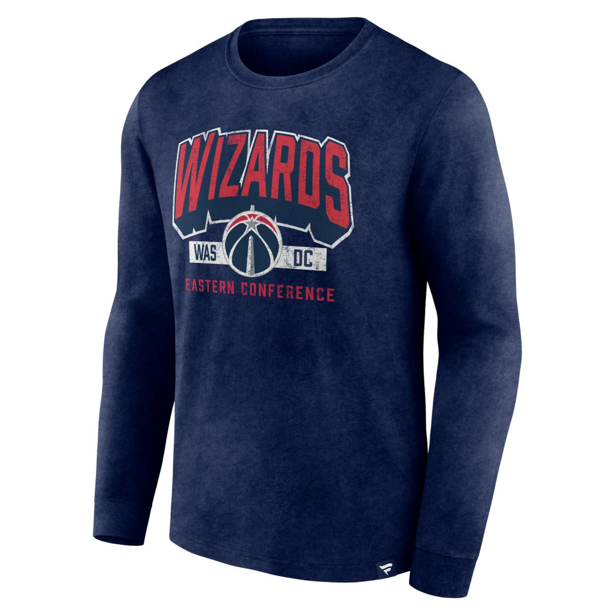 Washington Wizards Front Court Press Snow Wash Long Sleeve T-Shirt Heather Navy | Fanatics Near Me