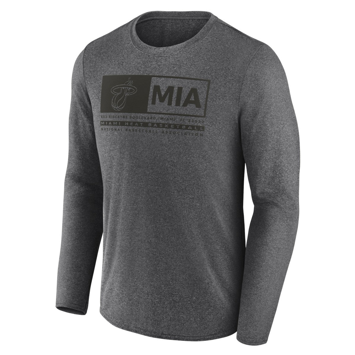 Miami Heat Three-Point Play T-Shirt Heather Charcoal | Fanatics outlet