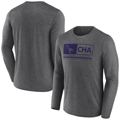 Charlotte Hornets Three-Point Play T-Shirt Heather Charcoal | Fanatics