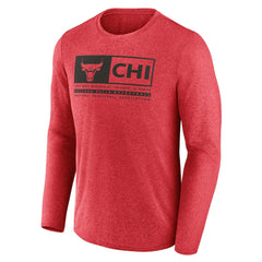 Chicago Bulls Three-Point Play T-Shirt for sale Heather Red | Fanatics outlet