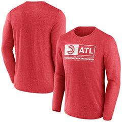 Atlanta Hawks Three-Point Play T-Shirt Heather Red | Fanatics for sale