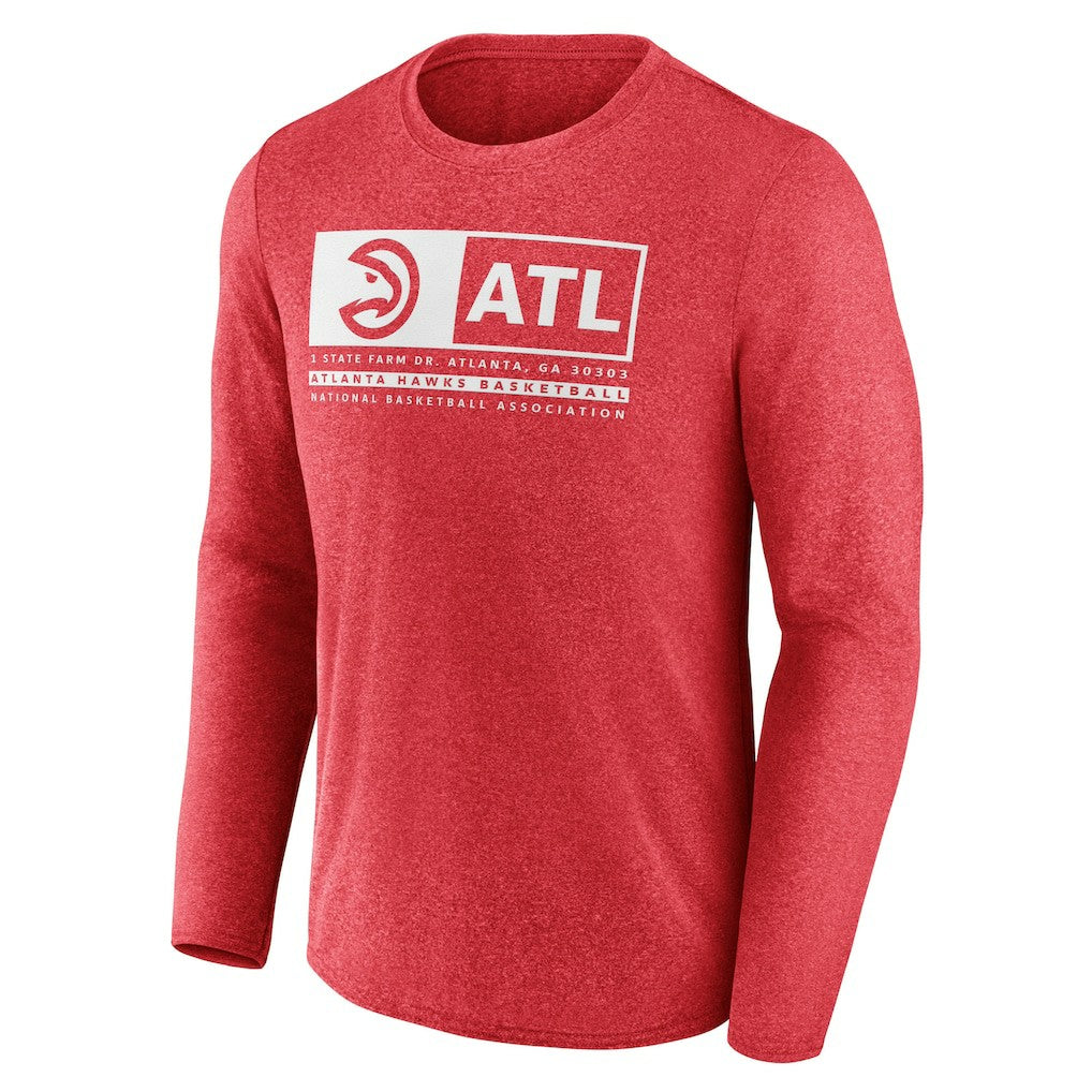 Atlanta Hawks Three-Point Play T-Shirt Heather Red | Fanatics for sale