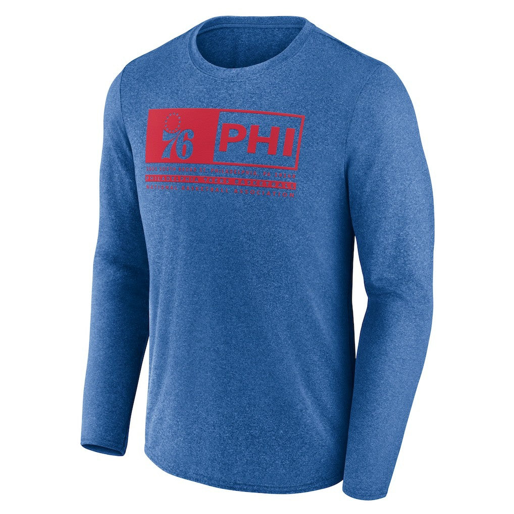 Philadelphia 76ers Three-Point Play T-Shirt Heather Royal | Fanatics for sale