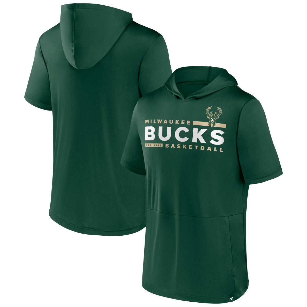 Milwaukee Bucks Possession Hoodie T-Shirt Hunter Green | Fanatics for sale