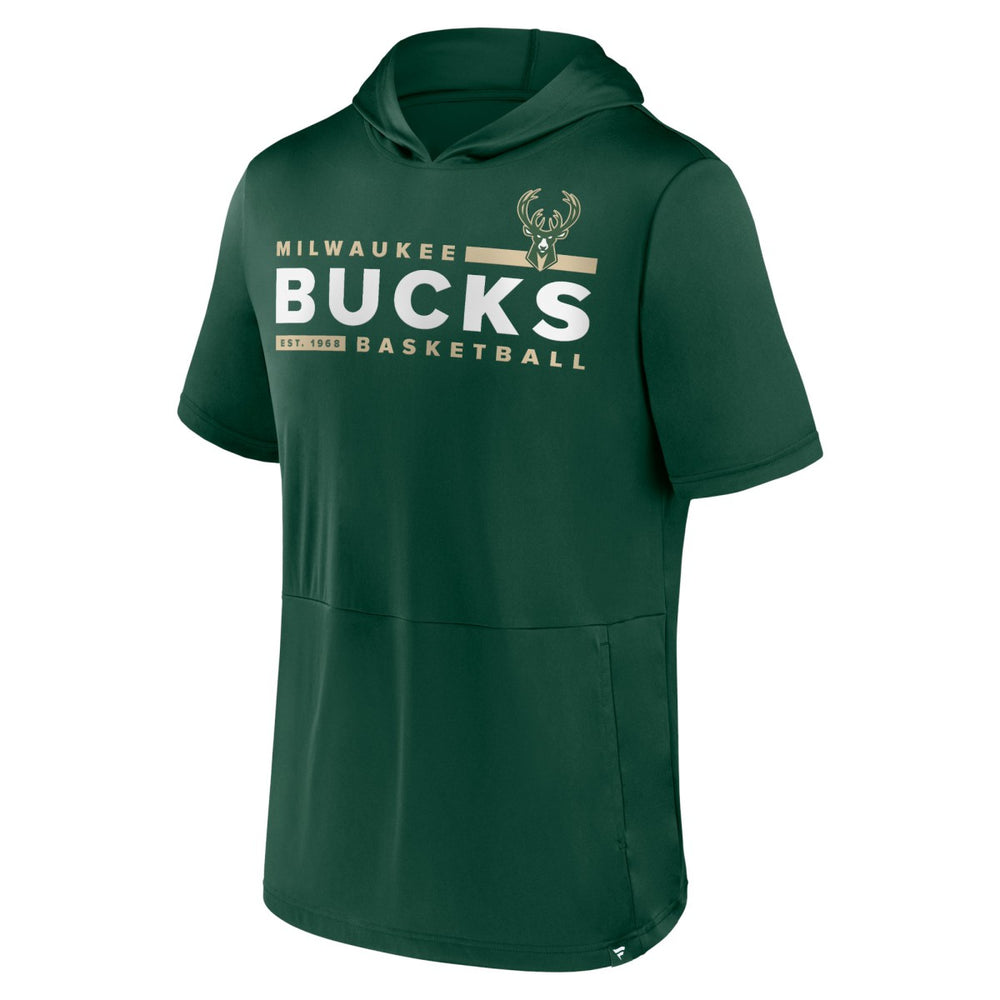 Milwaukee Bucks Possession Hoodie T-Shirt Hunter Green | Fanatics for sale