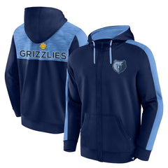 Memphis Grizzlies Rainbow Shot Full-Zip Hoodie Navy | Fanatics online