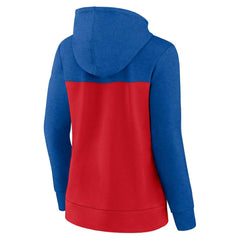 Chicago Cubs Fanatics Women's City Ties Hoodie Full-Zip Sweatshirt - Royal/Red - Fanatics Discount