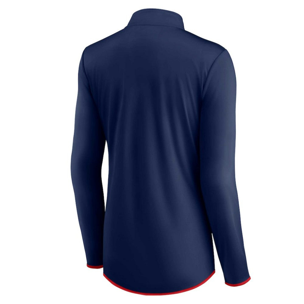 Minnesota Twins Fanatics Women's Corner Quarter-Zip Top - Navy - Fanatics Online