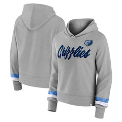 Memphis Grizzlies Women's Halftime Pullover Hoodie Heather Gray | Fanatics Lifestyle