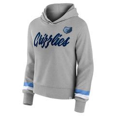 Memphis Grizzlies Women's Halftime Pullover Hoodie Heather Gray | Fanatics Lifestyle