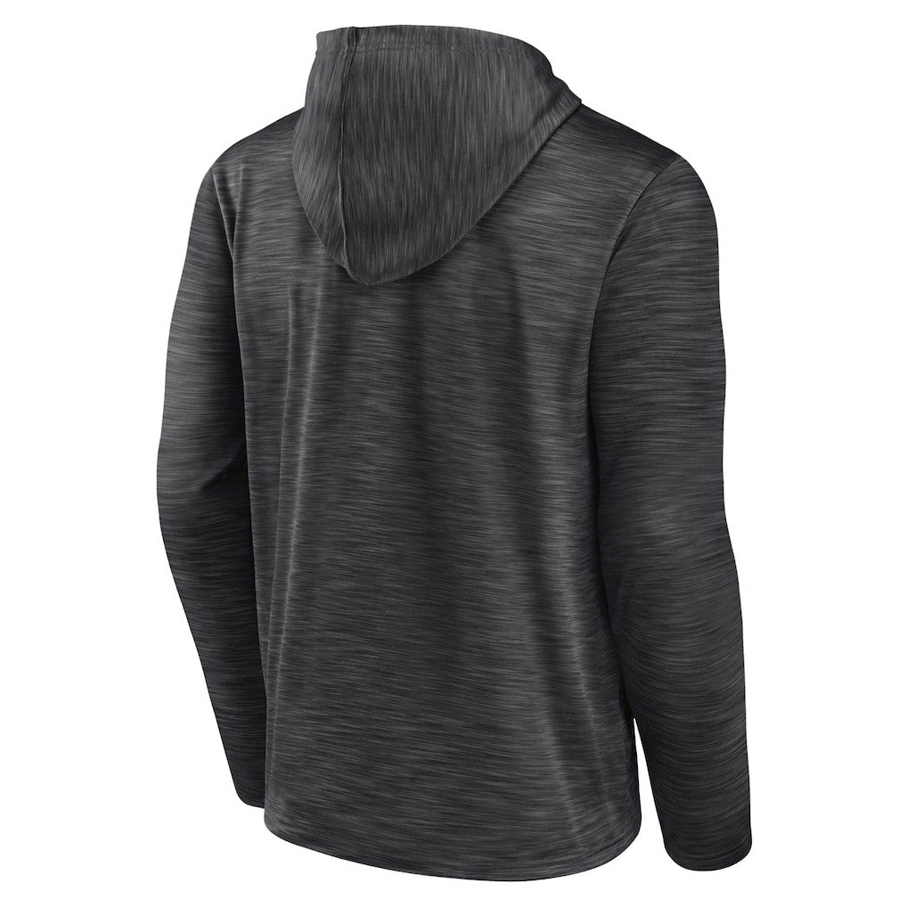 Brooklyn Nets Fast Break Pullover Hoodie Heather Charcoal | Fanatics Lifestyle