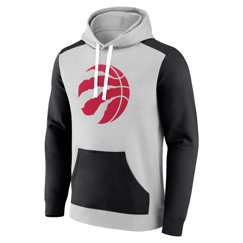Toronto Raptors Arctic Colorblock Pullover Hoodie Gray/Black | Fanatics